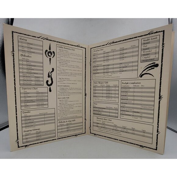 White Wolf AD&D WEREWOLF The Apocalypse - Storyteller's Screen - Picture 7 of 9